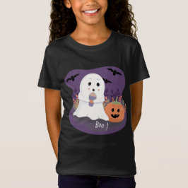 Cute Kid Ghost Halloween T-Shirt