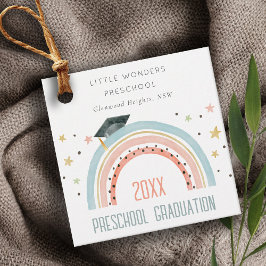 Cute Kids Boho Rainbow Stars Preschool Studenten Gåvor Etiketter
