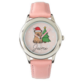 Cute Kids Christmas Capy Armbandsur