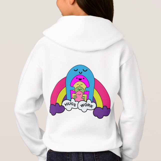 Cute Kids | Cute Hugs | Barn | Sweet Ull Bl T Shirt (Baksida)