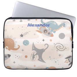 Cute Kids Dinosaur-Anpassningsbar Laptop Fodral