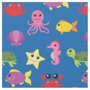 Cute Kids Fish Baby Nursery Aquarium Ocean Tyg