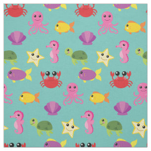 Cute Kids Fish Baby Nursery Aquarium Ocean Tyg