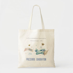 Cute Kids flygplan Himlar Stars Preschool Studente Tygkasse