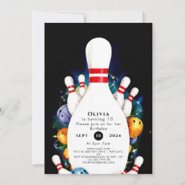 Cute Kids födelsedag Inbjudningar