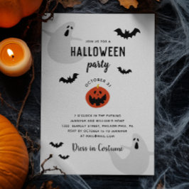 Cute Kids Halloween fest | Spöken, Fladdermus och Inbjudningar