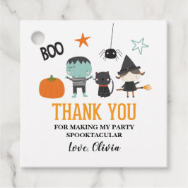 Cute Kids Halloween Födelsedagsfest Tack Gåvor Etiketter