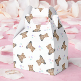 Cute Kids Highland Cow Barnyard Birthday Presentaskar