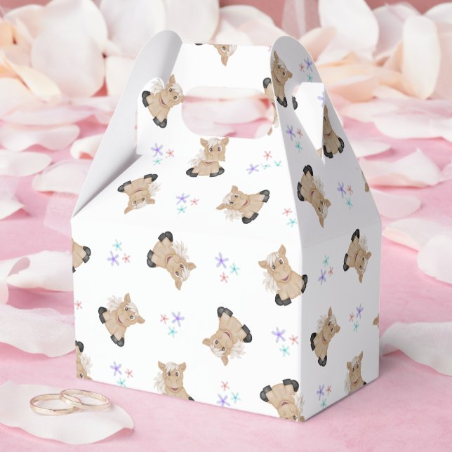 Cute Kids Horse Barnyard Boskap Presentaskar (Bröllop)