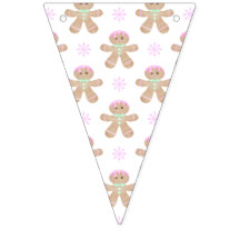 Cute Kids jul Gingertea Cookie Mönster