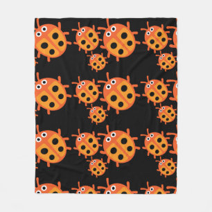 Cute Kids ladybird Family Fleecefilt