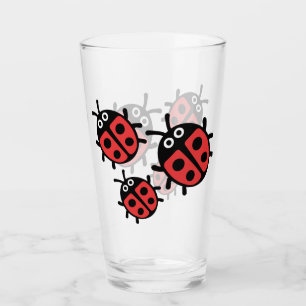 Cute Kids ladybird Family Glaskopp