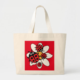 Cute Kids ladybird Family Jumbo Tygkasse