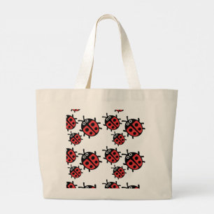 Cute Kids ladybird Family Jumbo Tygkasse