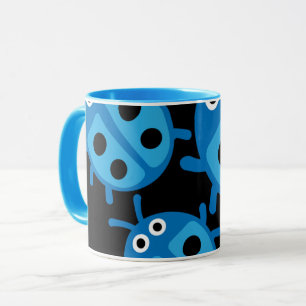 Cute Kids ladybird Family Mugg
