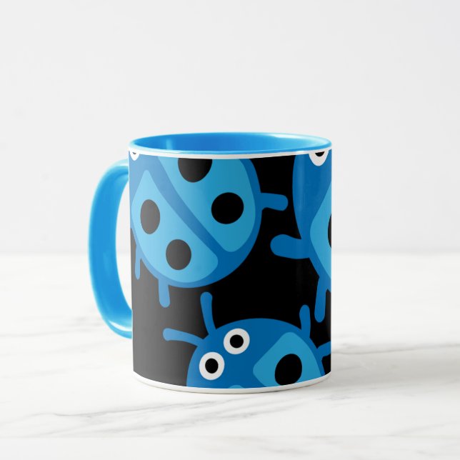 Cute Kids ladybird Family Mugg (Framsida vänster)