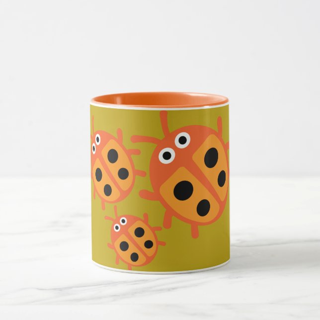Cute Kids ladybird Family Mugg (Center)