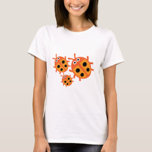 Cute Kids ladybird Family T-Shirt