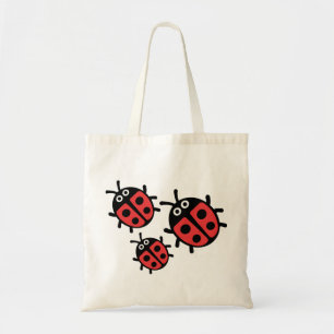 Cute Kids ladybird Family Tygkasse