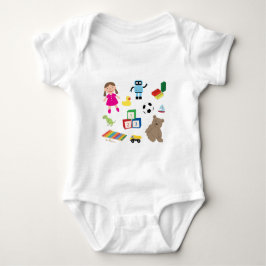 Cute Kids Leksak Mönster T Shirt