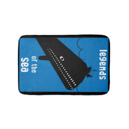 Cute Kids Moby Dick Sea Monster Badrumsmatta