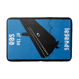 Cute Kids Moby Dick Sea Monster Badrumsmatta