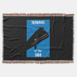 Cute Kids Moby Dick Sea Monster Filt