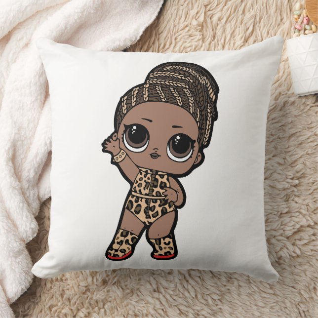 Cute Kids Mode Delight - Tiger-utskrifts-hoppdräkt Kudde (Filt)