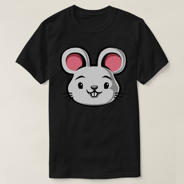Cute Kids Mouse T Shirt (Design framsida)