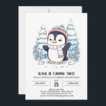Cute Kids Penguin Digital Birthday Inbjudningar<br><div class="desc">Cute Kids Penguin Digital Birthday har en bra penguindesign som är perfekten för ett barns födelsedag. Den här digitala inbjudan är lätt att använda för att anpassa anpassadets online till evenemanget. Den söta penguin och lekfull designen skapar en glad och inbjudande atmosfär. Anpassa och skicka den här inbjudan enkelt, skapar...</div>