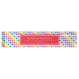 Cute Kids Rainbow Polka dots Personlig
