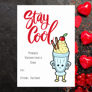 Cute Kids skolklass Friend Valentine Card
