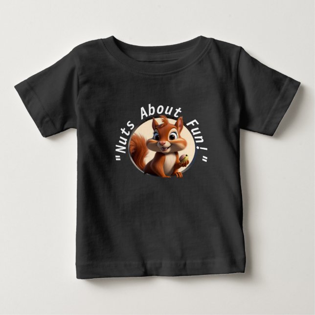 Cute Kids T-Shirt med Aditable Illustra (Framsida)
