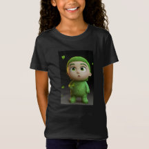Cute Kids T-Shirt | Roligt Grafikkort | Trendig Ou