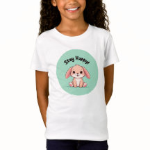 Cute Kids T-Shirts design för att stanna Lycklig