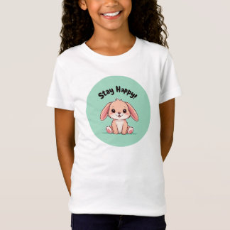 Cute Kids T-Shirts design för att stanna Lycklig