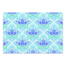 Cute Kids Tropical Blue Ocean Sea Turtle