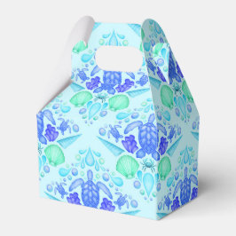 Cute Kids Tropical Blue Ocean Sea Turtle Presentaskar