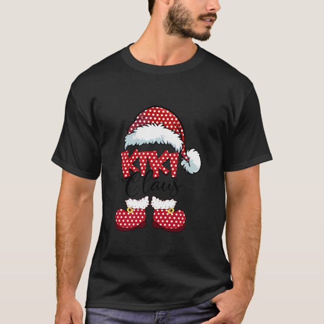 Cute Kiki Claus New jul Jultomten Long Sle T Shirt (Framsida)