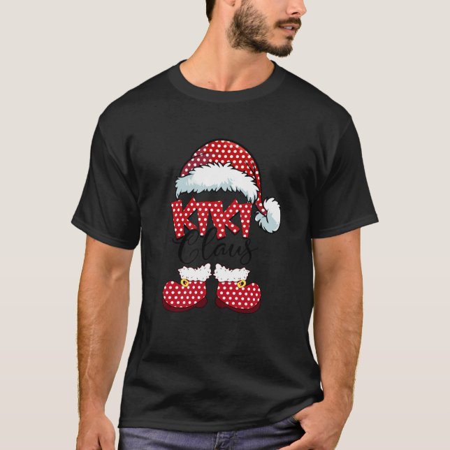Cute Kiki Claus New jul Jultomten Sweatshi T Shirt (Framsida)