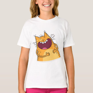 Cute,kille,T,kitten,roligt,katt T-Shirt