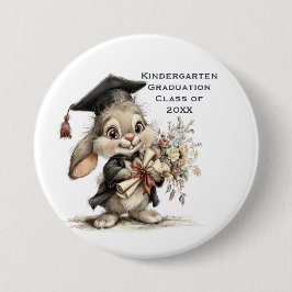  Cute Kindergarten Graduation Bunny Design Knapp