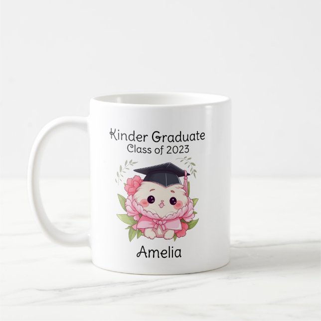 Cute Kindergarten Student Kaffemugg (Vänster)