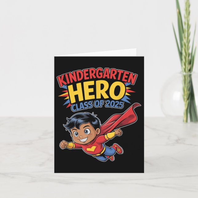 Cute Kindergarten Studenten Cl på 2025 Grad Kort (Framsida)