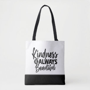 Cute Kindness är alltid vacker typografi Tygkasse