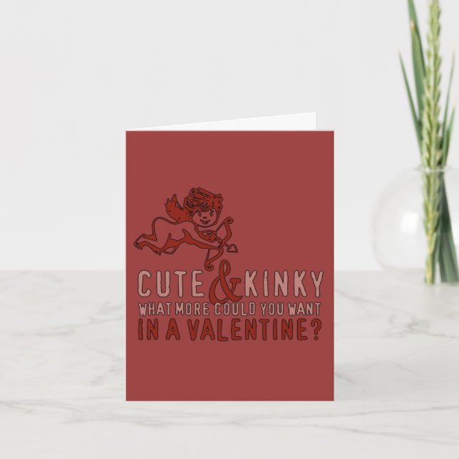 Cute & Kinky Valentine Helgkort (Framsida)