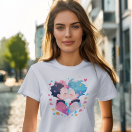 Cute Kissing Anime Boys T Shirt