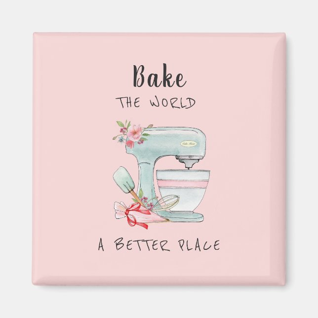 Cute Kitchen-mixer Magnet (Framsidan)