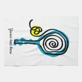 Cute Kitchen towel för tennis-spelare och tränare Kökshandduk