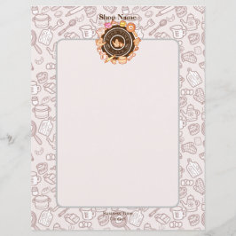 Cute Kitchenware Menu Brown